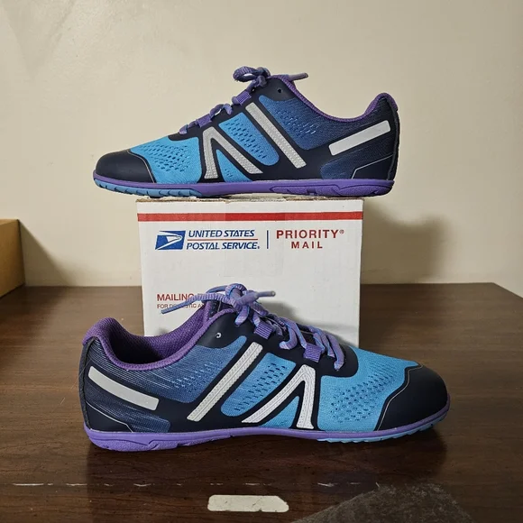 Xero Shoes HFS Minimalist Road Running Sneakers Blue Purple Womens 7.5 Worn Once - Picture 7 of 13